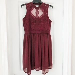 Maroon dress